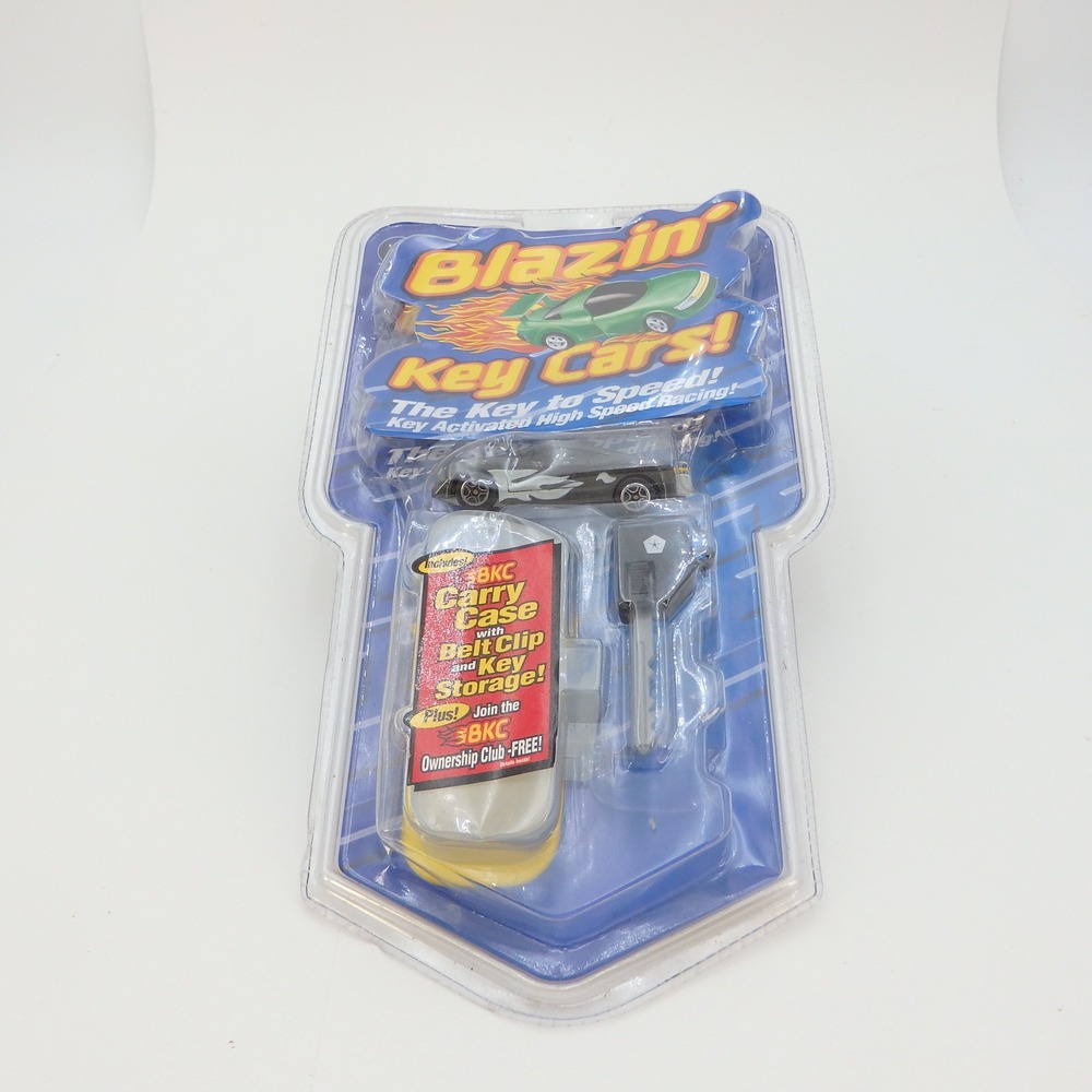 Irwin Blazin Key Cars Chrysler Thunderbolt Black Silver Flame Diecast New 19021